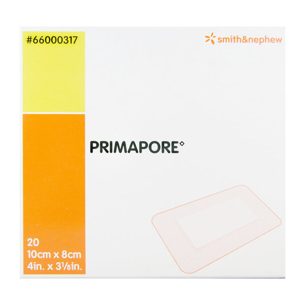 Primapore Island Dressing 3-1/8 X 4 Inch Rectangle Sterile Film Backing (370204_CS) 200/CS