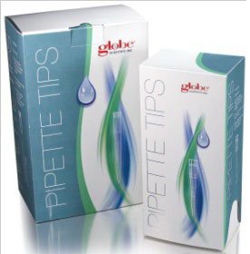 Globe Scientific Specific Pipette Tip 1 to 200 µL Graduated NonSterile (536620_CS) 1000/CS
