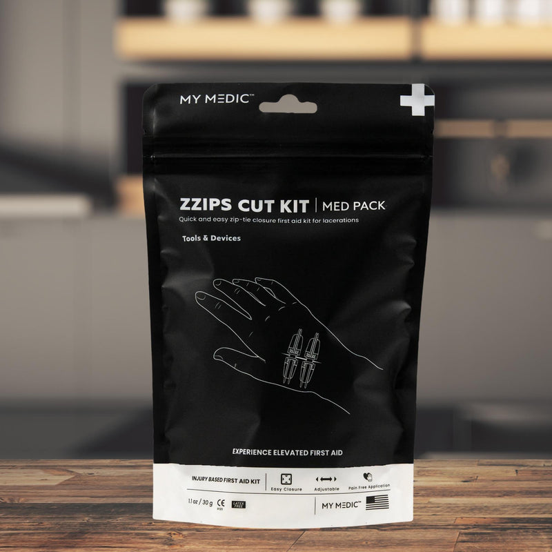 My Medic™ MED PACKS ZZIPS Cut Kit First Aid Kit Plastic Pouch (1207747_EA) 1/EA
