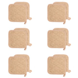 Hospeco® Cooks Linen Pot Holder 7x7 Tan, 12/Pack (HOSPOT-TAN) Pack of 12