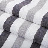 Hospeco® Cabo Cabana Beach Towel 30x70 Black/Grey, 4/Pack (CABOCABANA-BK/GY) Pack of 4