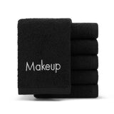 Hospeco® Cotton Makeup Washcloth 13x13 Black, 144/Case (HOSMAKEUP-13X13-CS) Case of 144