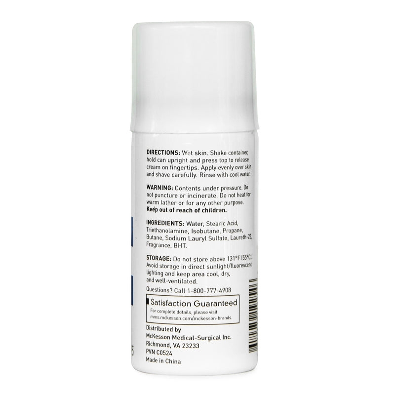 McKesson Shaving Cream Aerosol Can 1.5 oz. (928324_EA) 1/EA