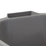 McKesson Fracture Bedpan Gray 34 oz. / 1006 mL (1177278_CS) 50/CS