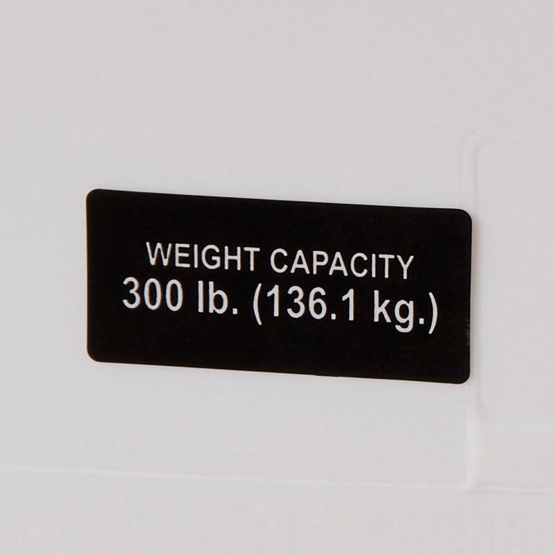Carex® Economy Raised Toilet Seat 5-1/2 Inch Height Standard / Elongated 300 lbs. Weight Capacity (206682_EA) 1/EA