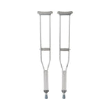 McKesson Underarm Crutches Adult 5 Foot 2 Inch to 5 Foot 10 Inch User Height Aluminum Frame 350 lbs. Weight Capacity (1065294_PR) 2/PR