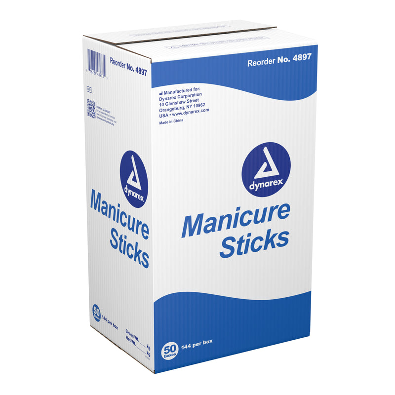 Dynarex Manicure Stick 4.5 Inch Wood (826992_EA) 1/EA