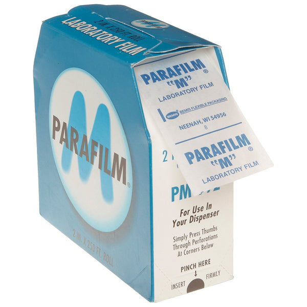 Parafilm® M Sealing Film 2 Inch Width X 250 Foot Roll Length, Natural For use with Test Tubes, Beakers, Vials, Petri Dishes, Flasks (1178753_EA) 1/EA