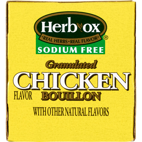 Herb-Ox® Sodium Free Instant Broth Chicken Flavor Liquid 8 oz. Individual Packet (1142006_BX) 50/BX