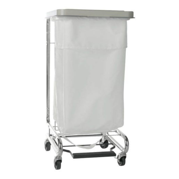 McKesson Hamper Stand General Purpose Rectangular Opening 30 to 33 gal. Capacity Foot Pedal Self-Closing Lid (198683_EA) 1/EA