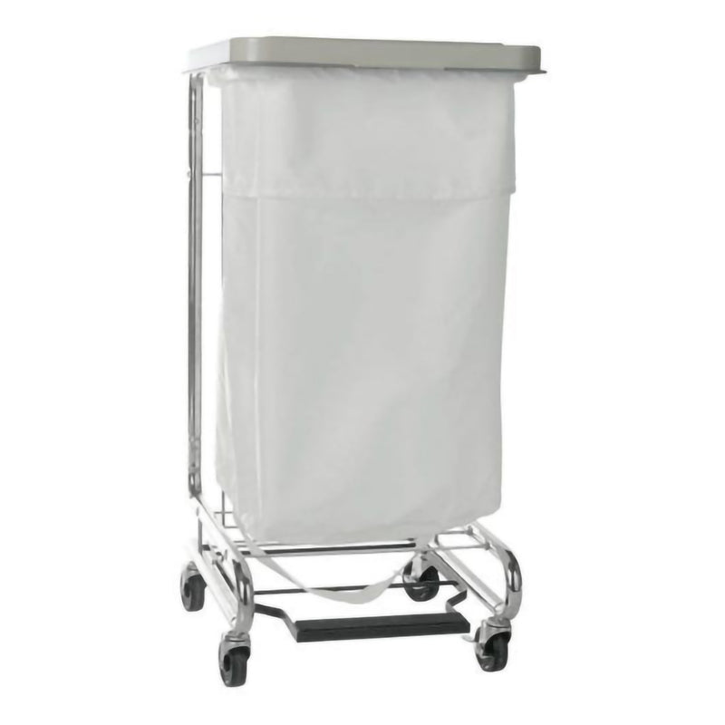 McKesson Hamper Stand General Purpose Rectangular Opening 30 to 33 gal. Capacity Foot Pedal Self-Closing Lid (198683_EA) 1/EA