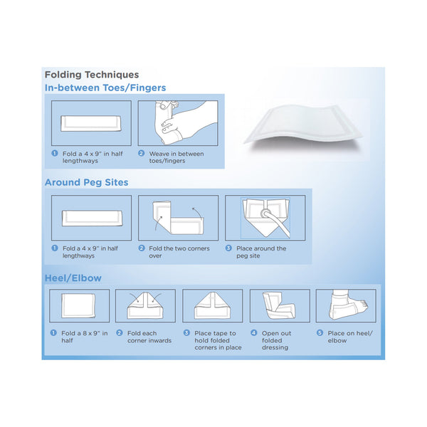 KerraMax Care® Super Absorbent Dressing 5 X 6 Inch Rectangle (1189373_CT) 10/CT