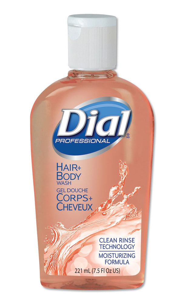 Dial® Professional Shampoo and Body Wash 7.5 oz. Flip Top Bottle Peach Scent (683795_CS) 24/CS