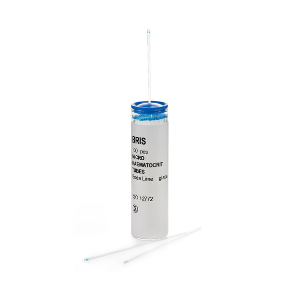 McKesson Capillary Blood Collection Tube Plain 75 µL Without Closure Glass Tube (1082111_VL) 100/VL