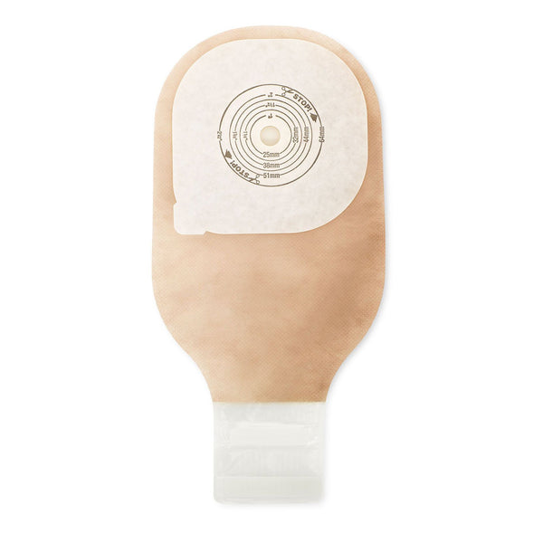 Premier™ Ostomy Pouch One-Piece System 12 Inch Length Oval, Flat, Trim to Fit 2-1/2 to 3 Inch Stoma Drainable (689137_BX) 10/BX