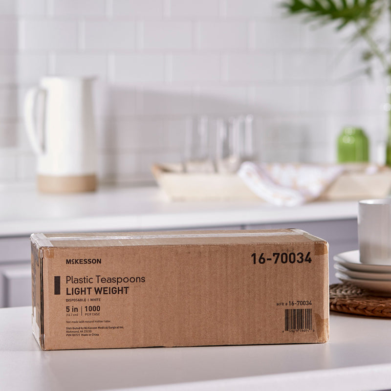 McKesson Teaspoon General Purpose White Polypropylene (491977_CS) 1/CS