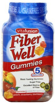 vitafusion™ Fiber Well™ Fiber Supplement Assorted Flavors Gummies 90 per Bottle 4 Gram Strength Fiber (975615_BT) 1/BT