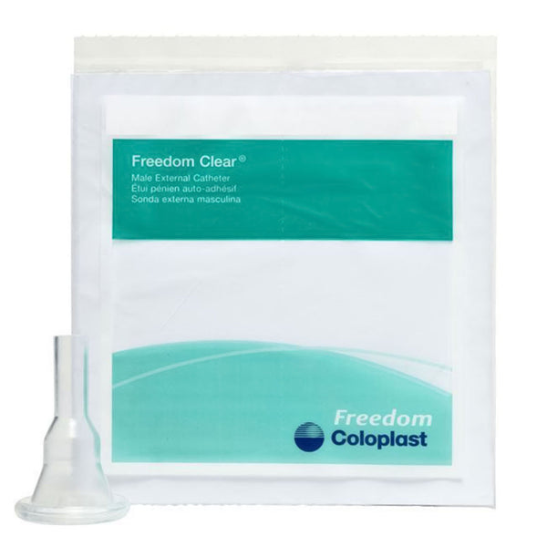 Freedom® Male External Catheter Self-Adhesive Strip Silicone Small (702154_BX) 100/BX