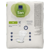 Abena® San Premium Bladder Control Pad 7.8 X 16.5 Inch Moderate Absorbency Fluff / Polymer Core Size 4 (1218216_CS) 270/CS