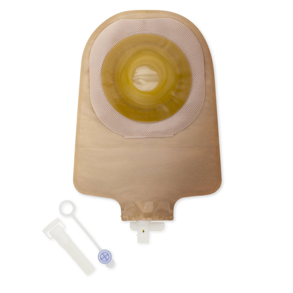 Premier™ Urostomy Pouch One-Piece System 9 Inch Length Convex, Pre-Cut 1 Inch Stoma Drainable (688779_BX) 5/BX