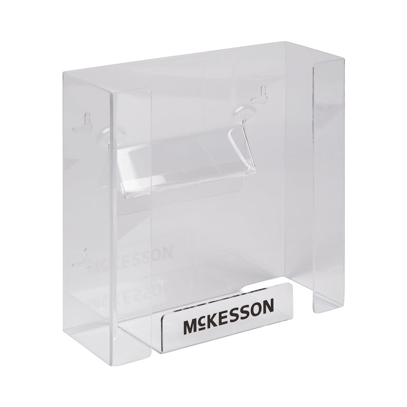 McKesson Glove Box Holder Horizontal or Vertical Mounted 2-Box Capacity Clear 4 X 10 X 10-3/4 Inch Plastic (464712_EA) 1/EA
