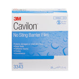 3M™ Cavilon™ No Sting Skin Barrier Applicator 26 to 62% Strength Hexamethyldisiloxane / Isooctane / Acrylate Terpolymer / Polyphenylmethylsiloxane Individual Packet Sterile (292018_BX) 25/BX
