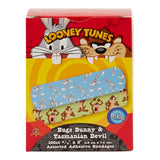 Looney Tunes™ Stat Strip® Adhesive Strip 3/4 X 3 Inch Plastic Rectangle Kid Design (Looney Tunes Bugs and Taz) Sterile (278007_BX) 100/BX