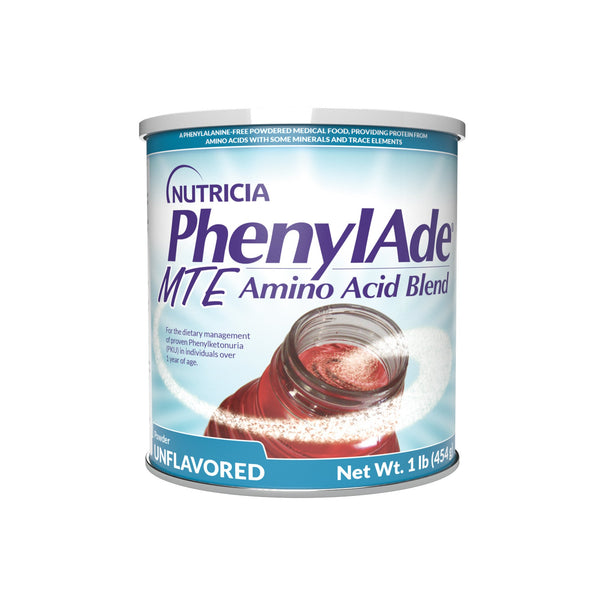 PhenylAde® MTE Amino Acid Blend Oral Supplement Unflavored Powder 16 oz. / 454 Gram Canister (1262878_EA) 1/EA