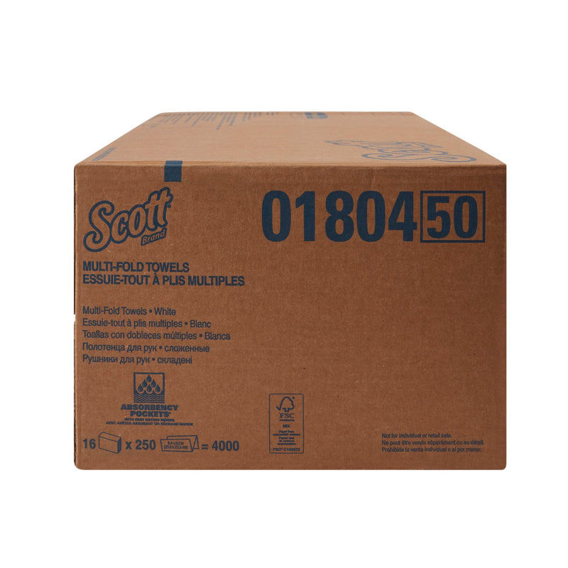 Scott® Paper Towel Multi-Fold 9-1/5 X 9-2/5 Inch (456141_CS) 4000/CS
