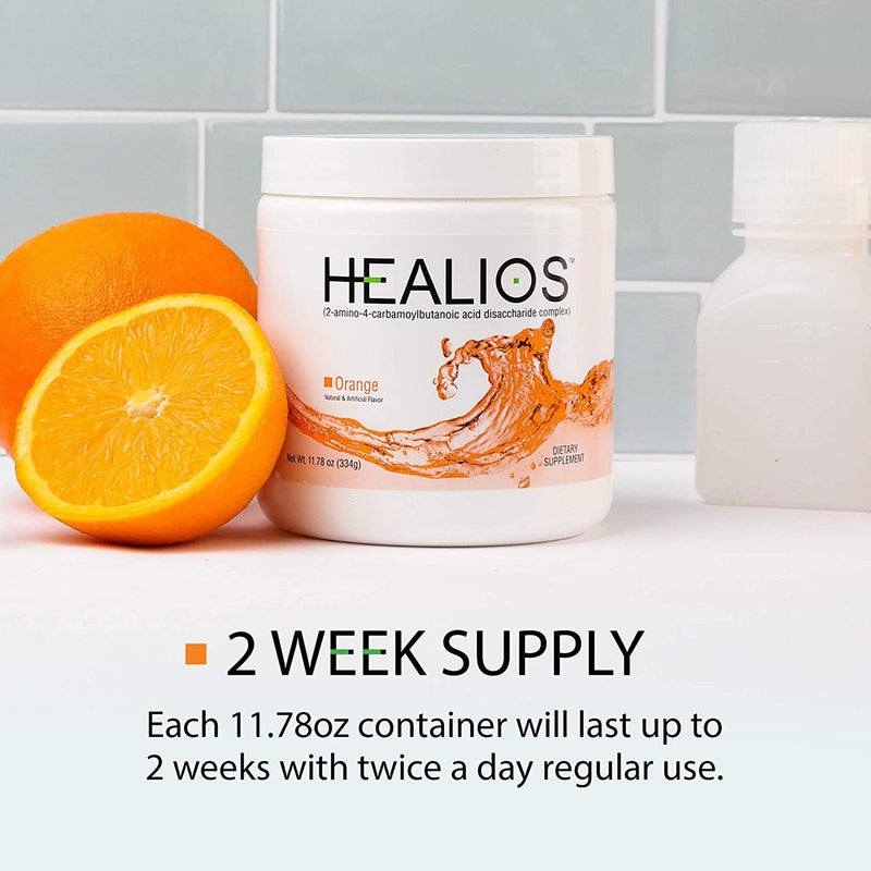 Healios® Oral Supplement Orange Flavor Powder 11.64 oz. Jar (1218419_EA) 1/EA