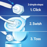Clorox® Toilet Bowl Cleaner Disinfecting Refill Pads Blue / White, 3 Inch, Sponge Head (1223962_PK) 1/PK