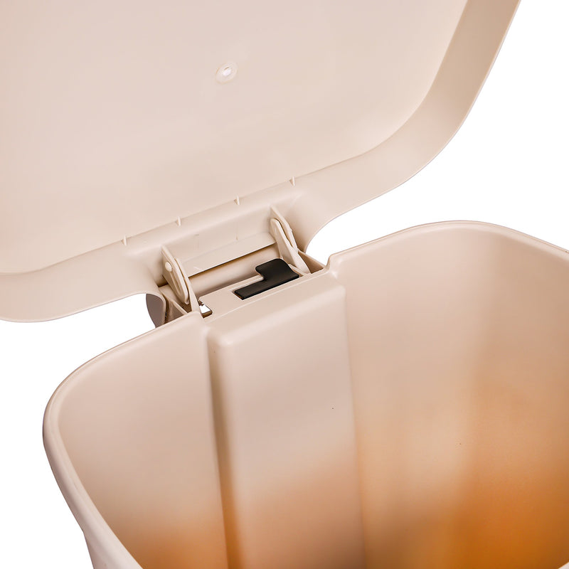McKesson Trash Can 52 Quart / 13 gal. Beige Plastic Rectangular (1223704_EA) 1/EA