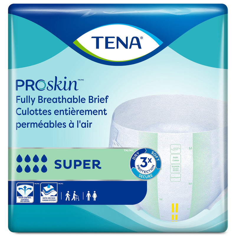 TENA ProSkin™ Super Unisex Adult Incontinence Brief Large Disposable Heavy Absorbency (351176_BG) 28/BG