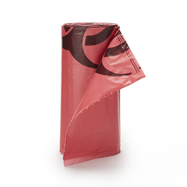 McKesson Biohazard Waste Bag Biohazard Symbol / Infectious Waste 20 to 25 gal. Red 28 X 31 Inch (230472_CS) 250/CS