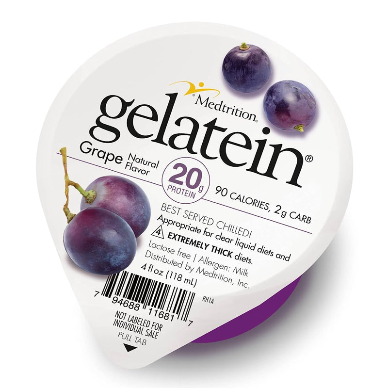 Gelatein® Oral Supplement Grape Flavor Gel 4 oz. Cup (1215831_EA) 1/EA