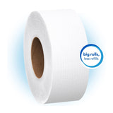 Scott® Essential Extra Soft JRT Toilet Tissue White 2-Ply Jumbo Size Cored Roll Continuous Sheet 3-11/20 Inch X 750 Foot (449759_CS) 12/CS