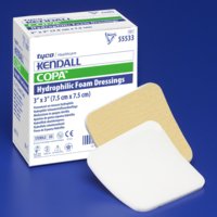 Kendall™ Foam Dressing 4 X 8 Inch Without Border Without Film Backing Nonadhesive Rectangle Sterile (548574_BX) 10/BX