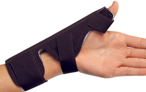 ProCare® Thumb Splint One Size Fits Most Hook and Loop Closure Left or Right Hand Beige (286398_EA) 1/EA