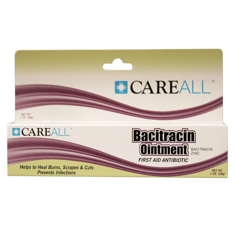 CareALL® First Aid Antibiotic Bacitracin Ointment 1 oz. Tube (874273_CS) 72/CS