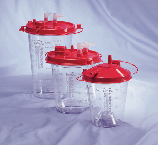 Hi-Flow™ Rigid Suction Canister 1200 mL Pour Lid (162706_EA) 1/EA