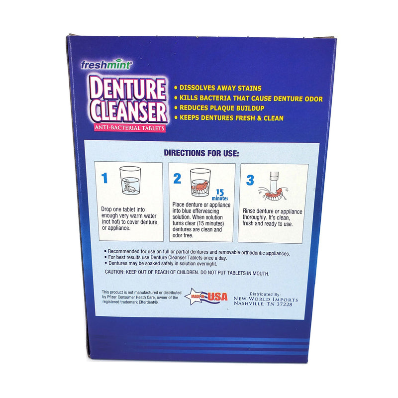 Freshmint® Denture Cleaner Mint Flavor (840178_BX) 1/BX