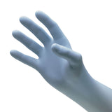 NitriDerm® Ultra Blue Exam Glove Medium NonSterile Nitrile Standard Cuff Length Fully Textured Light Blue Chemo Tested / Fentanyl Tested (784391_CS) 1000/CS