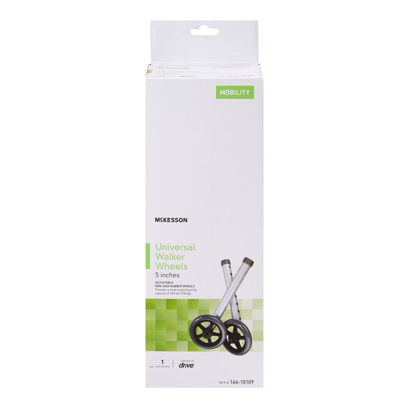 McKesson Walker Wheel For 1-inch Frame Diameter Walkers (1076177_PR) 1/PR