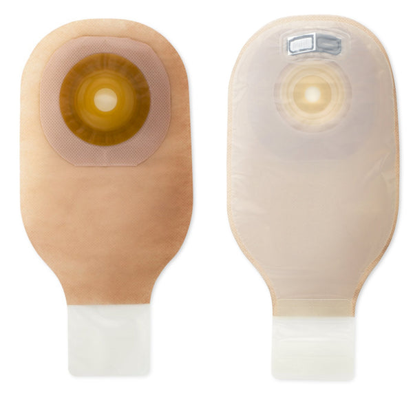Premier™ Ostomy Pouch One-Piece System 12 Inch Length Convex, Pre-Cut 7/8 Inch Stoma Drainable (1014978_BX) 5/BX