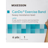 McKesson CanDo® Exercise Resistance Band Blue 5 Inch X 6 Yard Heavy Resistance (1073306_EA) 1/EA
