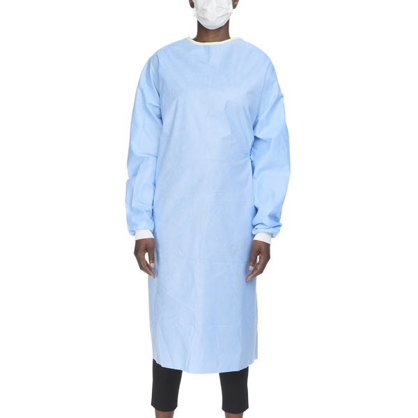 Evolution 4 Non-Reinforced Surgical Gown with Towel Large Blue Sterile Not Rated Disposable (167990_CS) 36/CS