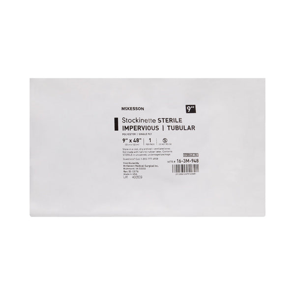 McKesson Surgical Stockinette Impervious / Tubular 9 W X 48 L Inch Sterile (460836_EA) 1/EA