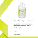 MetriCide Plus 30® Glutaraldehyde High-Level Disinfectant Activation Required Liquid 1 gal. Jug Reusable (188001_CS) 4/CS