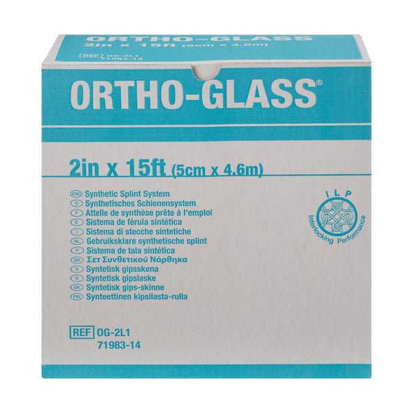 ORTHO-GLASS® Padded Splint Roll 2 Inch X 15 Foot Fiberglass White (282603_EA) 1/EA