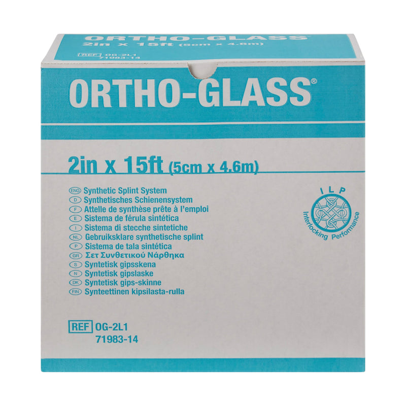 ORTHO-GLASS® Padded Splint Roll 2 Inch X 15 Foot Fiberglass White (282603_EA) 1/EA